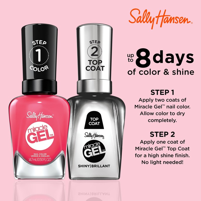 Sally Hansen Miracle Gel Salon Quality Nail Polish | Gel-Like