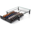 Tempered Glass Coffee Pod Drawer,Nespresso Vertuo Pod Holder Drawer for