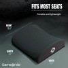 SAMSONITE Lumbar Support Pillow–Memory Foam Cushion for Office Chair &