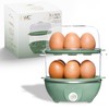 COOK WITH COLOR 350W Electric Double Layer Egg Cooker -