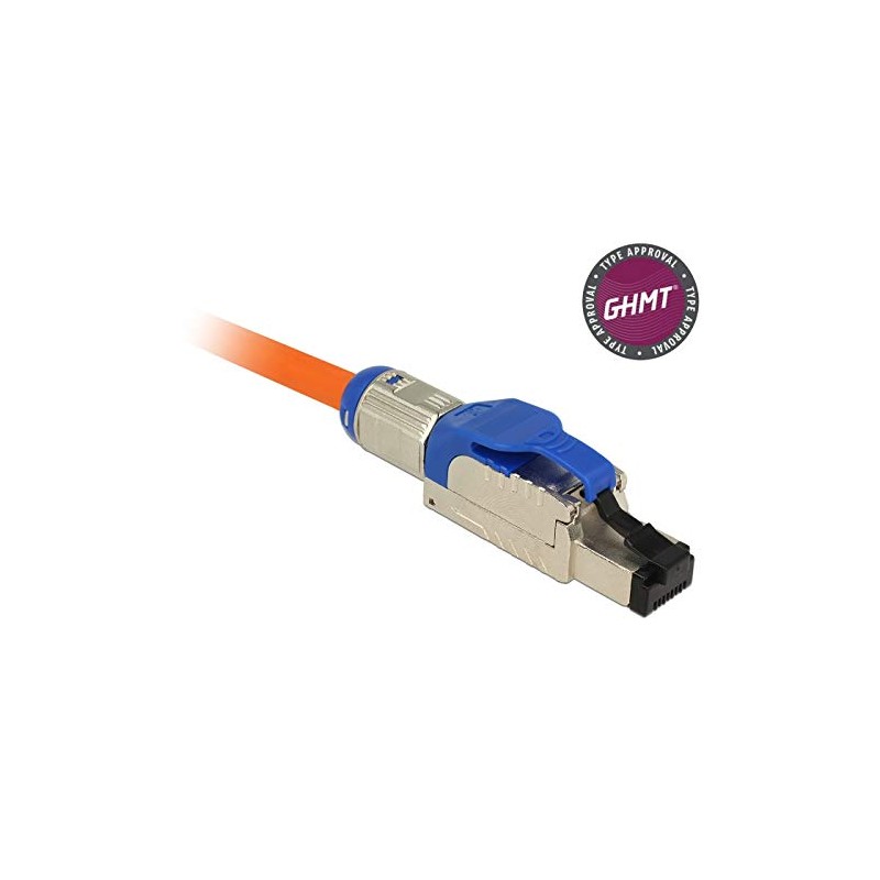 DeLOCK 86487 RJ45 Plug for Field Assembled Cat.8 Metal
