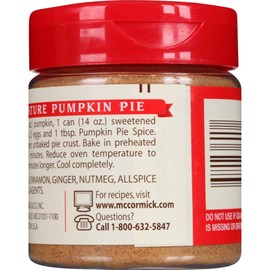 McCormick PUMPKIN PIE Spice 1.12oz (4 Pack)
