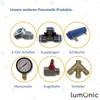 Lumonic I 20 x 1-Ear Clamps 7.3-9.0 mm I V2A