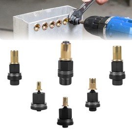 UNOSEKS Hand Rivet Tool Set, 6 Pieces Rivet Nuts Set Tool M3 M4 M5 M6 M8 M10 Manual Riveting Machine, Pressing Nuts Rivet Nut Pliers Set, Rivet Nut Tool Designed for Tight Spaces