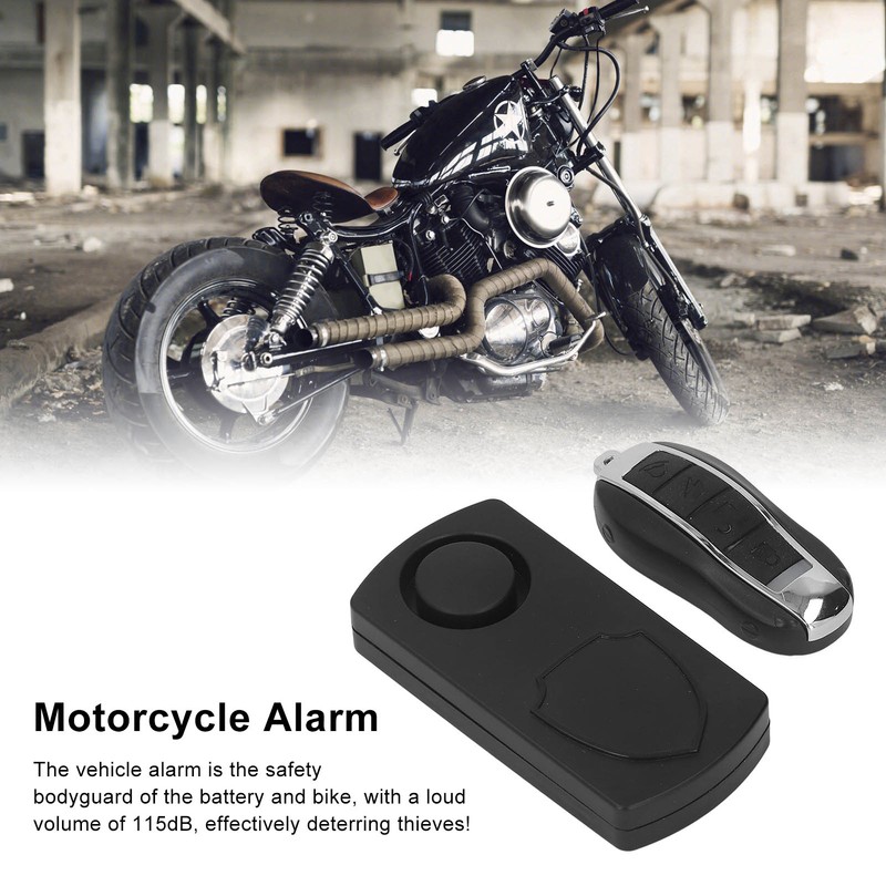 115dB Motorcycle Security Alarm Anti Theft Vibration Motion Sensor 3