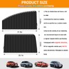 ZATOOTO Car Window Shades for Side Window 4 Pack Magnetic
