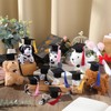 Eccliy 2 Pcs Pet Graduation Caps Mini Bachelor Hats with