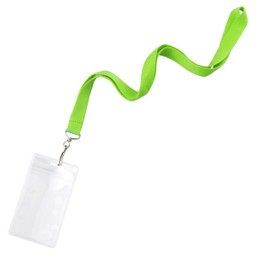 12 Pack Lanyard with Waterproof ID Card Holder, Colorful Sturdy Lanyard with Badge ID Holder for Badge Card or Cruise (12 Pack, Orange)