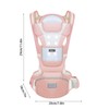 Multifunctional Breathable Baby Carrier with Hip Seat Lumbar Support Waist