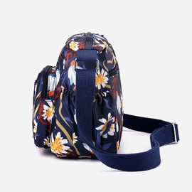 YYW Women Cross-body Bag Multi Pockets Shoulder Handbags Medium Nylon Waterproof Handbag Casual Messenger Bag With Adjustable Strap for Travel