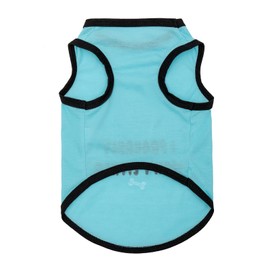 Katenpid Dog Shirts Pet Printed Clothes with Funny Letters Summer Pet T Shirts Cool Puppy Shirts Breathable Dog Outfit Soft Dog Sweatshirt for Pet Dogs Cats (Large, Pattern-4)