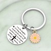 OWHOMS Cross Keychain For Women God Daughter Keychain Religious Gifts