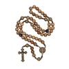 Intercession Our Father Sacred Handmade Solid Wood Rosary (St Benedict