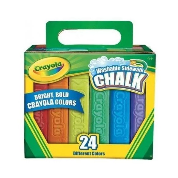 Crayola Gises 24 Piezas Crayola® Cuadrados No Tóxicos