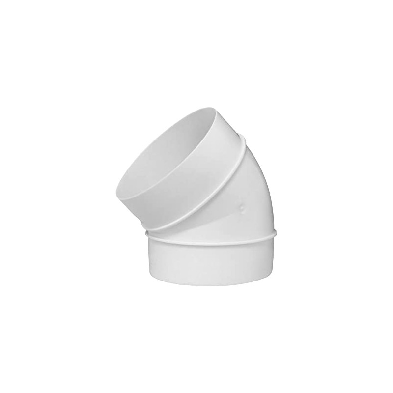 100mm / 4 Inch Duct Connector - 45 Degree Elbow
