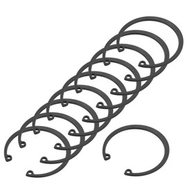 PATIKIL 10 Pcs Internal Retaining Rings, 55mm C-Clip Snap Ring 65 Manganese Steel Internal Retaining Circlip Snap for Automotive Grooved Shafts Stud