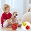 2Pcs Dog Chew Toy Ball - 3-in-1 Treat Dispenser, Teeth