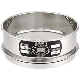 Sanpo Stainless Steel Sieve 150 x 45 63μm/5-3290-46