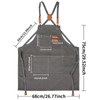 KOOOGEAR Multifunctional Canvas Apron, Work Apron, Welding Apron, Grill Cooking