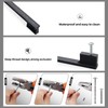 KOMOTIA 10 Pack Matte Black Cabinet Pulls 6-1/4 Inch Hole