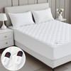 Easthome Heated Mattress Pad Queen Size, Quilted Electric Mattress Pad,