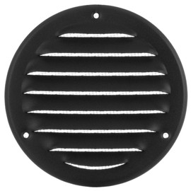 Ø 100mm / 4 inch Anthracite Metal Ventilation Grille with Flyscreen - Air Vent Cover