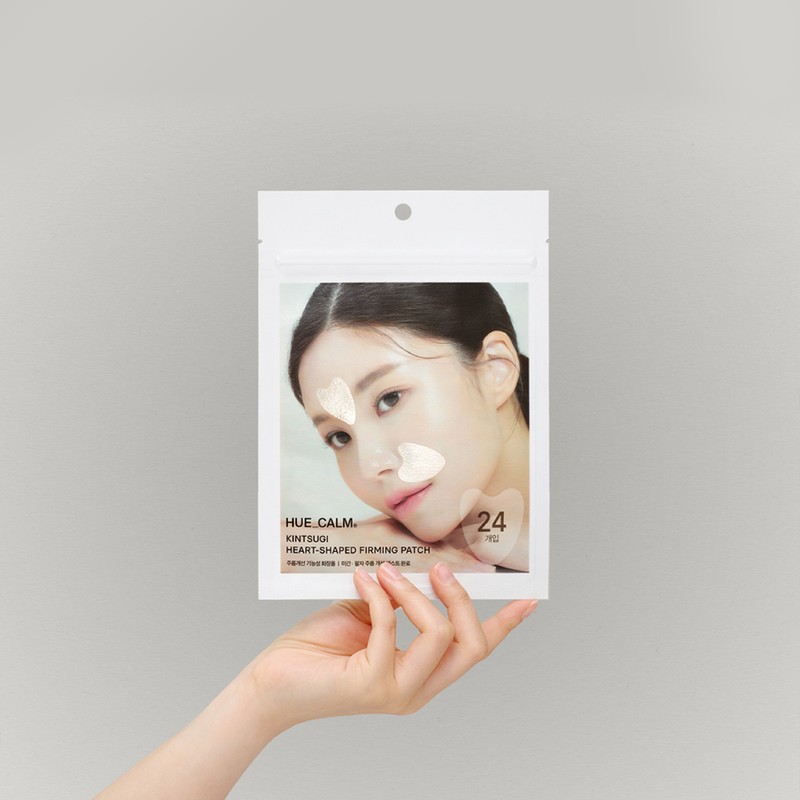 huecalm Kintsugi Heart-Shaped Firming Patch 24ea - huecalm Kintsugi Heart-Shaped