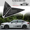 Thenice for 11th Gen Civic Rear Side Window Louvers Racing