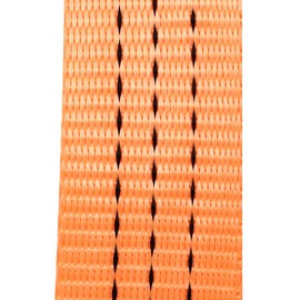 IIVVERR 38mm 1.5-inch Width 5 Meter Length Ratchet Tie Down Strap Orange (38 mm 1.5 pulgadas Ancho 5 metros de longitud Trinquete Amarre Correa Naranja