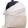 MsO Japanese Style Linen Drawstring Bag, Reusable, Eco Bag, Storage