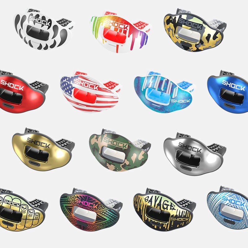 Shock Doctor Max Airflow 2.0 Protector de labios/protector bucal para