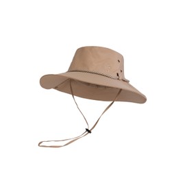 SCHIETWETTER Mens Accessory Sammy Sun Sun Hat UV 50+ Bush Hat Hiking Hat Wide Brim with Chin Strap, sand