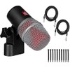 sE Electronics - V Beat Snare/Drum Supercardioid Dynamic Microphone Bundle with 2 XLR Cables and 10 Cable Ties