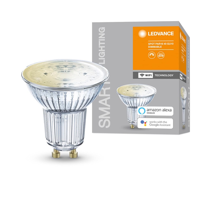 LEDVANCE Smart LED Reflector Lamp with WiFi Technology, GU10 Socket,