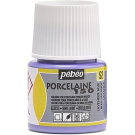 ペベオ(Pebeo) 陶器用水性アクリル絵具 ポーセレン150 パステル色 45ml ラベンダー 52