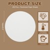 sourcing map 250 Pcs Unbleached Parchment Paper Baking Sheets Rounds,