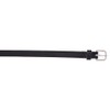 Vanzetti Women's Belt - Slim Leather Belt, Metal Buckle, black