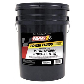Medium Hydraulic Fluid, 5 Gal, ISO 46