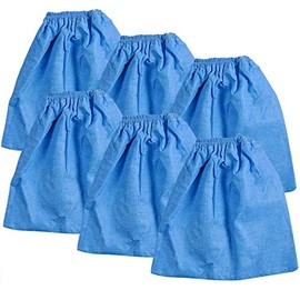 KEEPOW VRC5 Cloth Filter Bags for Vacmaster 4 to 16 Gallon Wet/Dry Vacuums VBV1210 VJC507P, 6 Pack
