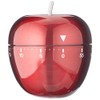 TFA Dostmann Apple 38.1030.05 Kitchen Timer Stainless Steel Red
