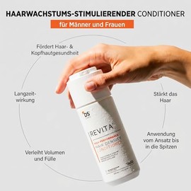 DS Labs Revita Acondicionador, 205 mL – Hidratación Refrescante del Cuero Cabelludo para un Aspecto Más Lleno, Hidratación Sin Peso, Cafeína, Cúrcuma,