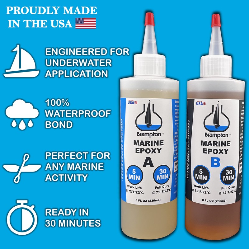 Brampton Marine Epoxy Strong Bonding for Boat Repair - Bonds