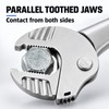 7-10mm Self-Adjusting Ratchet Wrench with Crab Claw Jaw and 30°
