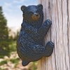 Black Forest Décor Climbing Bear Tree/Post Wall Hanging Sculpture