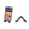 Foldable Aluminum Cell Phone Holder Stand for Desk (Dark Gray)