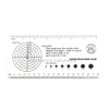 EMI Medical Ruler with Wound Measuring and Pupil Gauge Reference