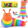 MATSUKUSHI B-002 Fidget Slug Toy B, Stress Relief, 3D Dimensional,
