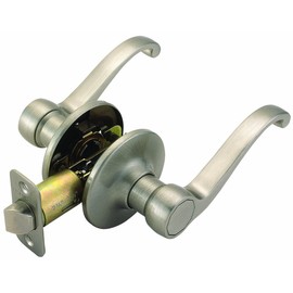 Design House 781831 Scroll 2-Way Adjustable Passage Door Lever, Satin Nickel, Single