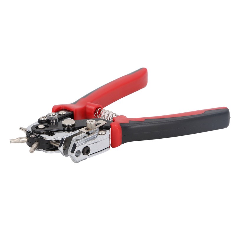 Leather Hole Punch 6 Holes 360 Degree Rotating Adjustable Margin