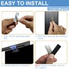 Curtain Magnets Closure- 10 Pair Magnetic Curtain Clips with Adhesive